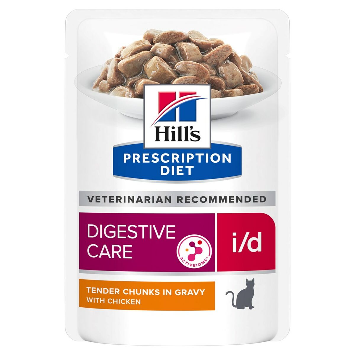 Kattmat Hill's Digestive Care Kyckling Gris 85 g