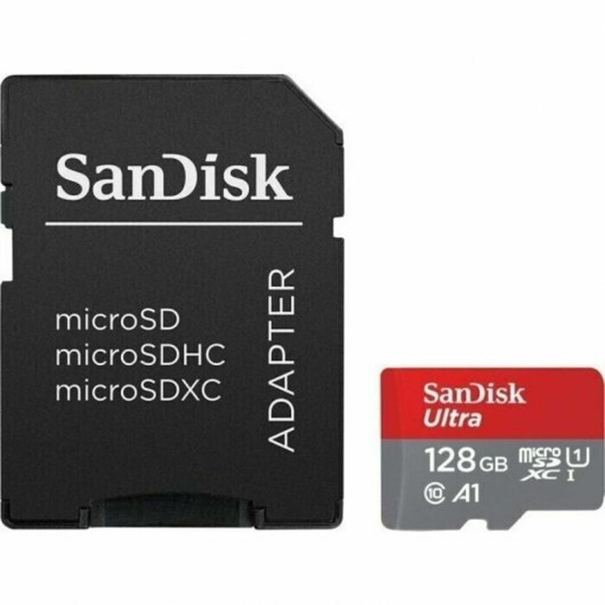 Micro-SD Minneskort med Adapter SanDisk Ultra 128 GB - 2