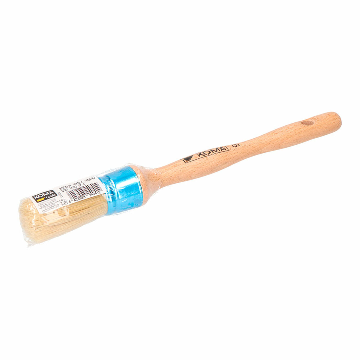 Borste Koma Tools nº 6 Naturell - 2