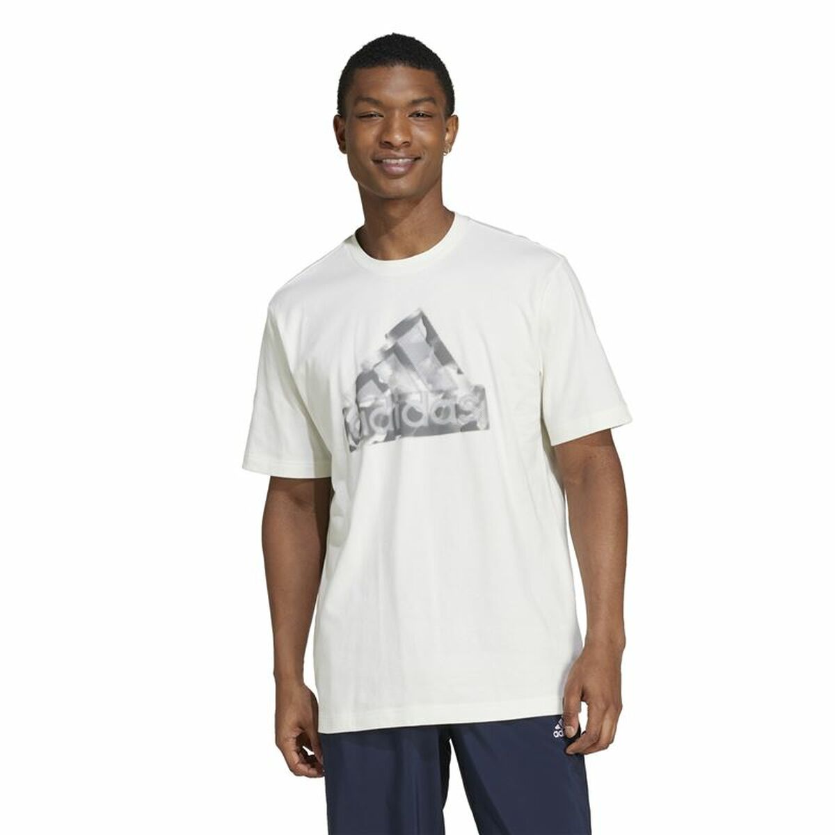 T-shirt med kortärm Herr Adidas Future Icons Graphic Vit - 2