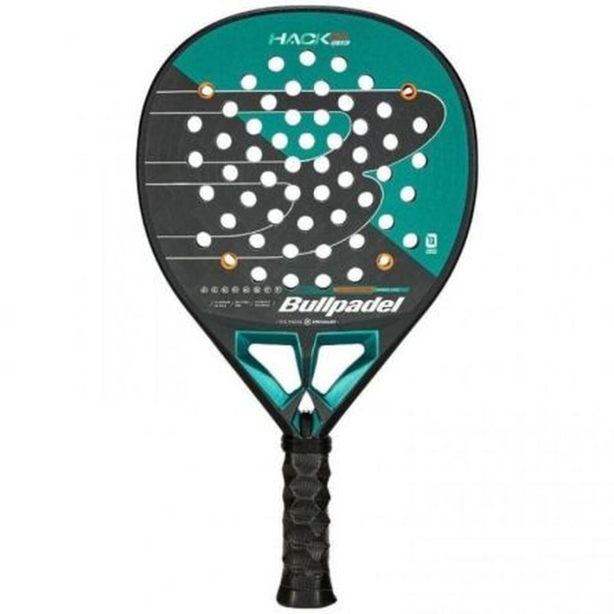 Padelracket Bullpadel Hack 04 Hybrid 2025