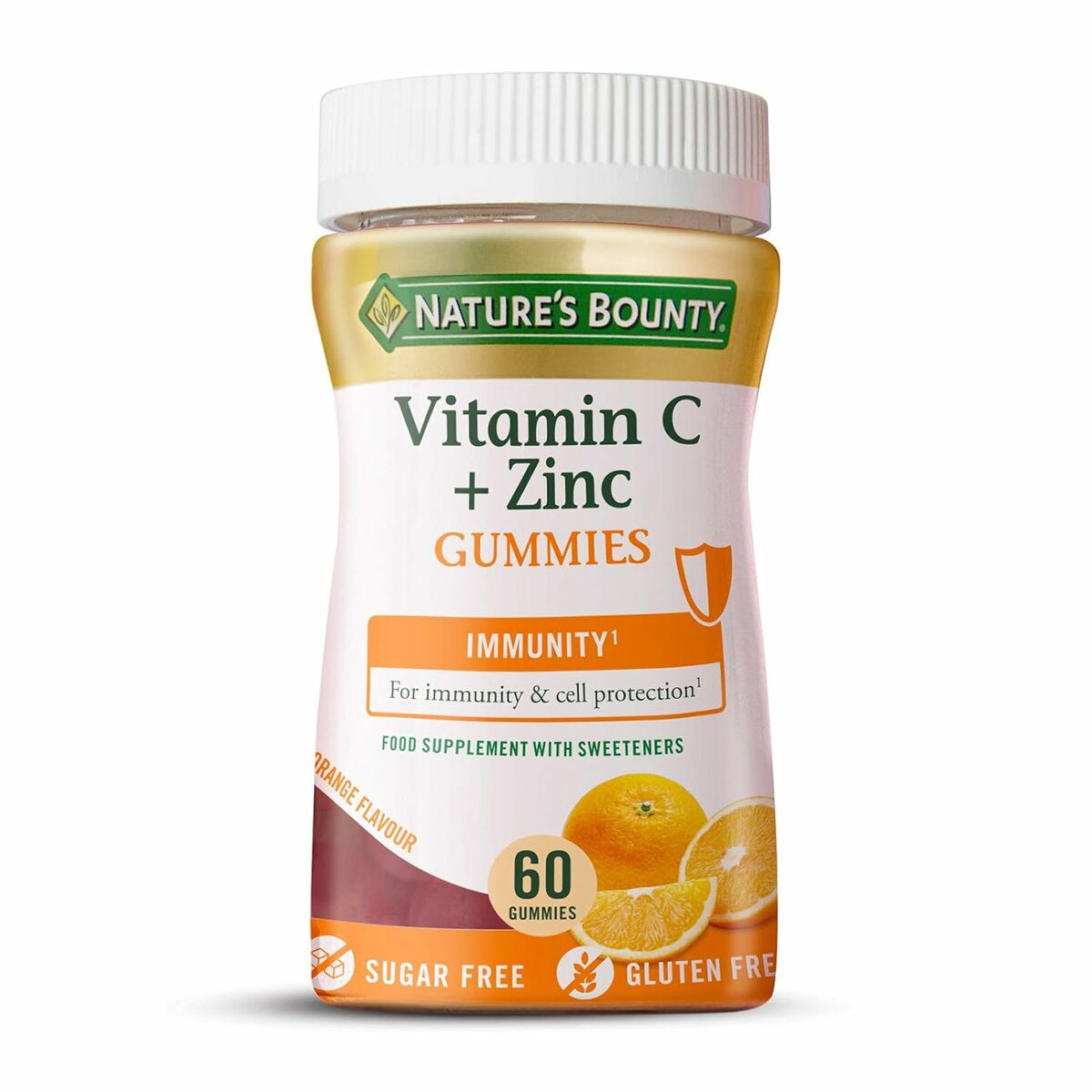 Kosttillskott Nature's Bounty Vitamina C Zinc tandkött C-vitamin Zink (x60)