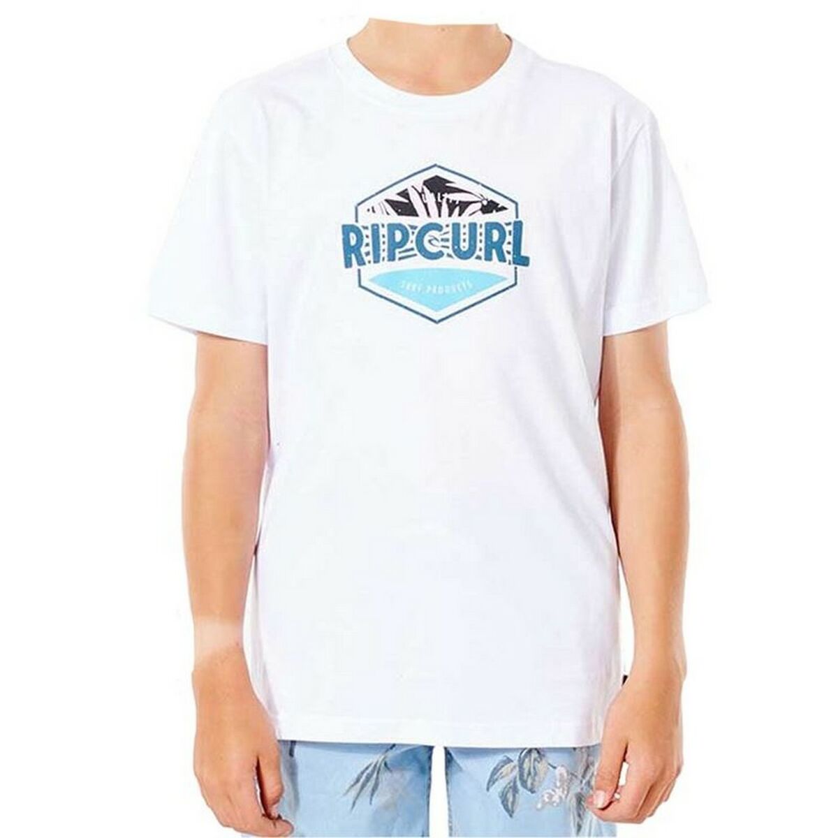 Barn T-shirt med kortärm Rip Curl Filler Tee B Vit - 9