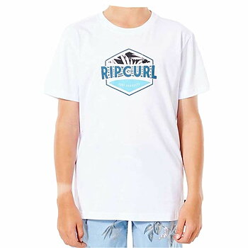Barn T-shirt med kortärm Rip Curl Filler Tee B Vit