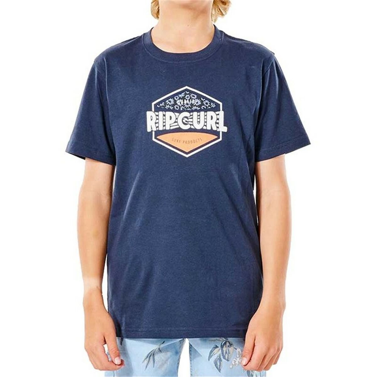 Barn T-shirt med kortärm Rip Curl Filler Tee B Blå - 15