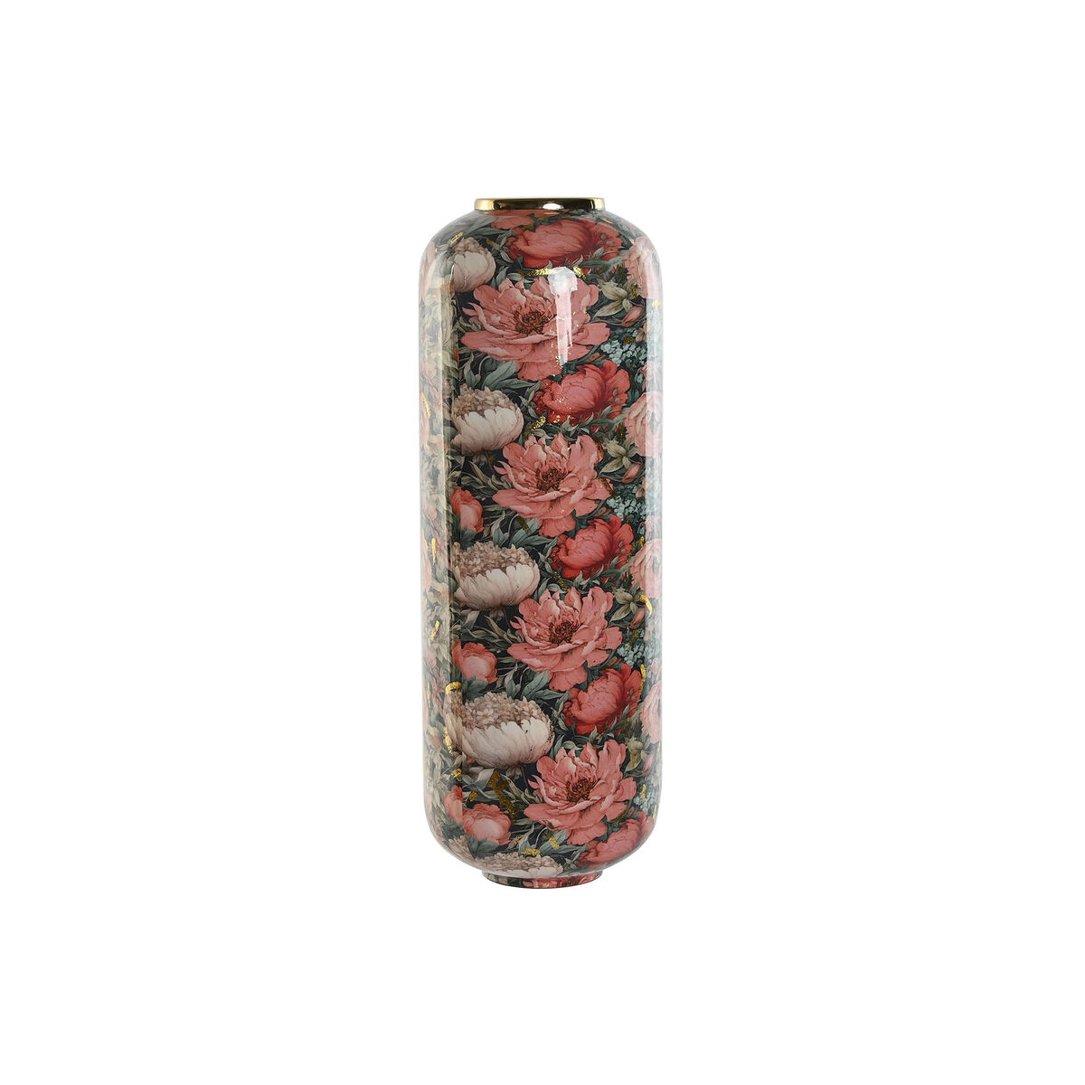Vas Home ESPRIT Multicolour Rosa Metall 25 x 25 x 69,3 cm