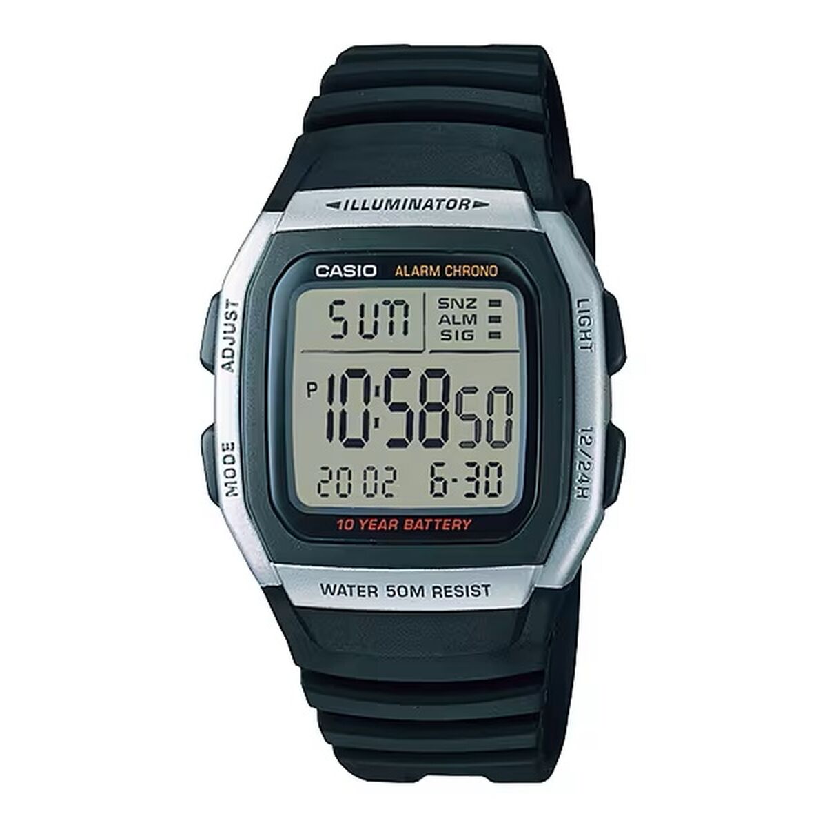 Herrklocka Casio SPORT Svart Grå
