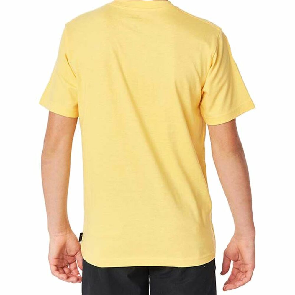 Barn T-shirt med kortärm Rip Curl Corp Icon B Gul - 5