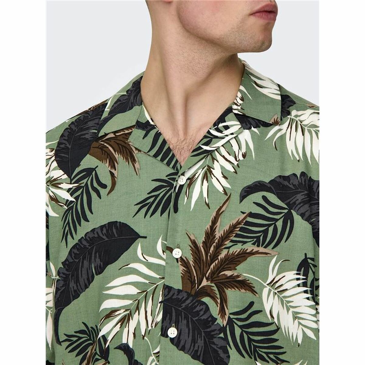 Skjorta Only & Sons Cuba Casual Kort slang - 4