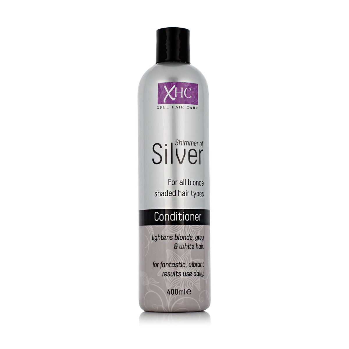 Balsam för blont eller grått håt Xpel Shimmer of Silver 400 ml