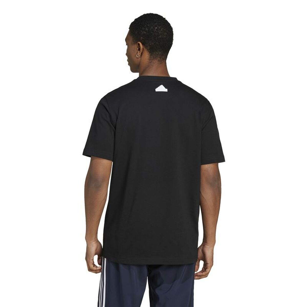 T-shirt med kortärm Herr Adidas House Of Tiro Summer Linear Graphic Svart - 3