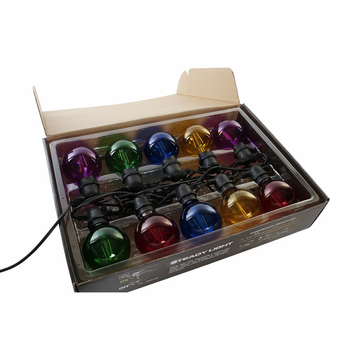 LED-krans DKD Home Decor Multicolour (850 x 7 x 13 cm) - 14