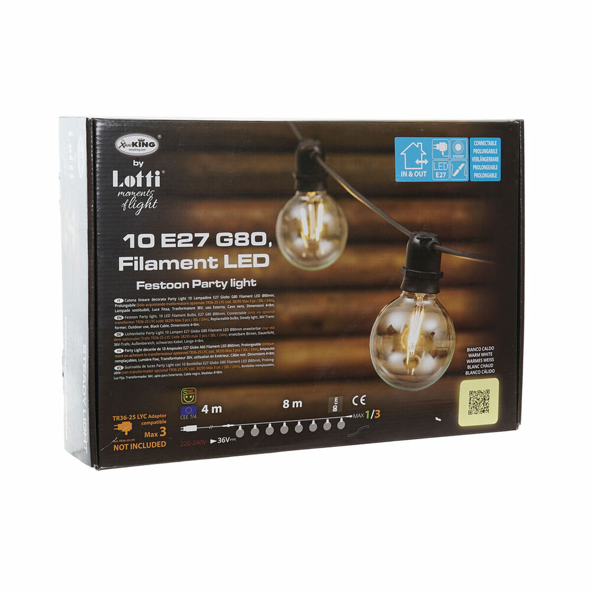 LED-krans DKD Home Decor Multicolour (850 x 7 x 13 cm) - 15