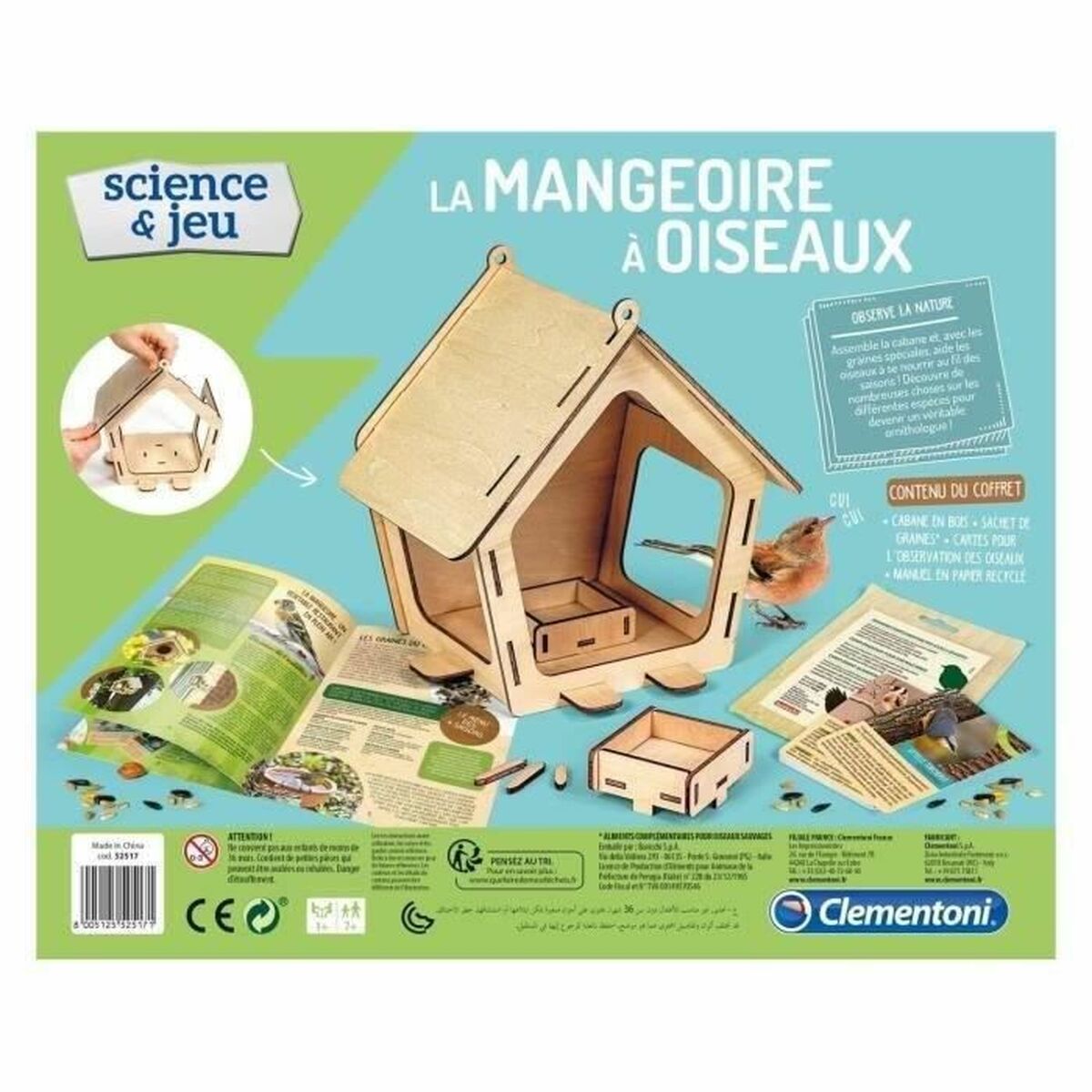 Fågelholk Clementoni Utbildningsspel + 7 år - 4