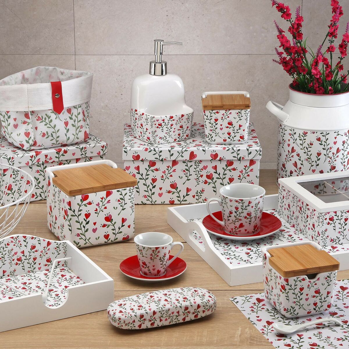 Sockerströare Versa Lover Keramik 8,8 x 8,5 x 8,8 cm - 2
