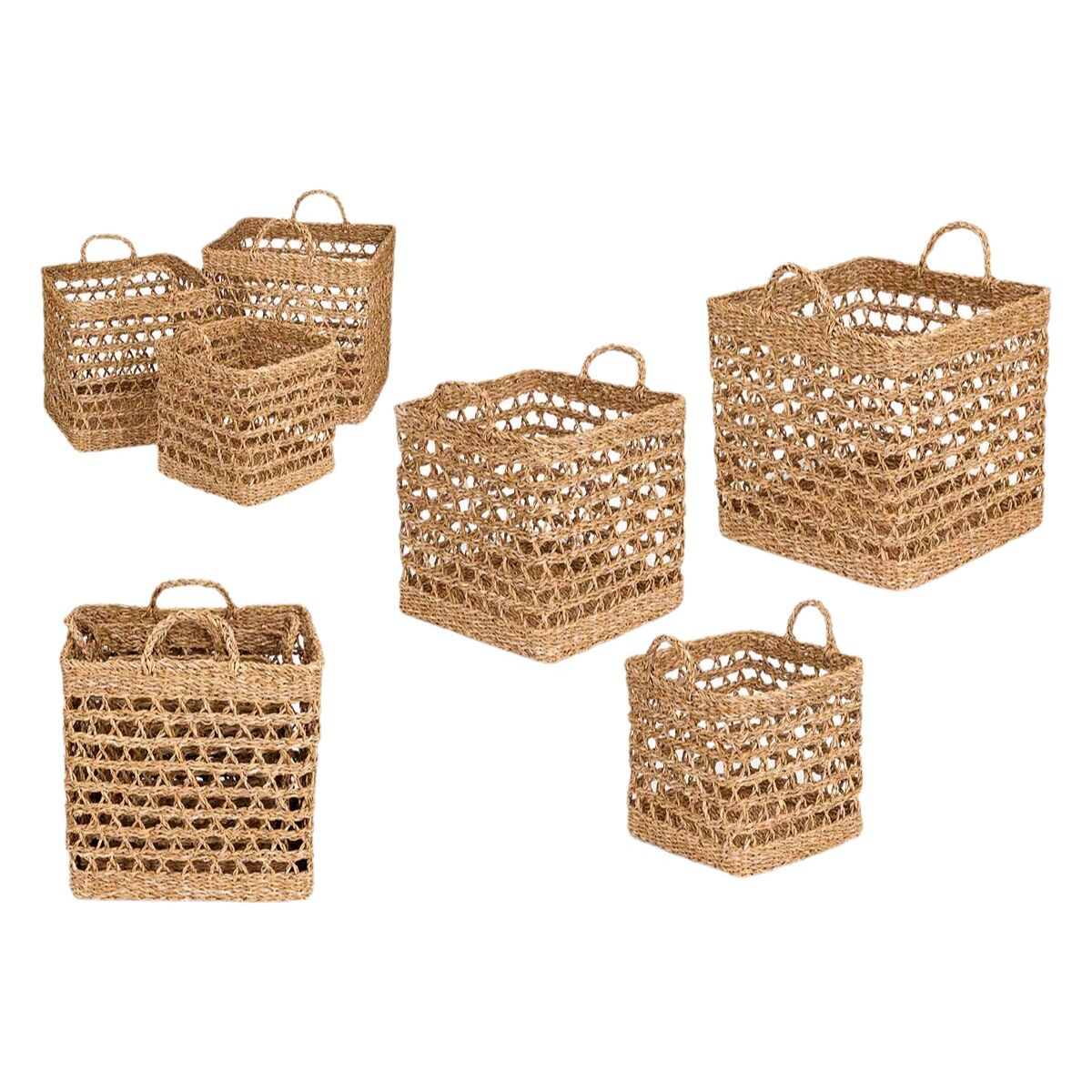 Korgset Gift Decor Brun Havsalger 2 Delar (2 antal) - 2