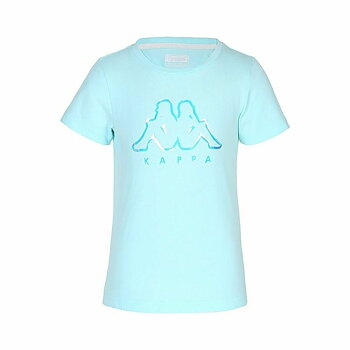 Barn T-shirt med kortärm Kappa Quissy Blue Aquamarine