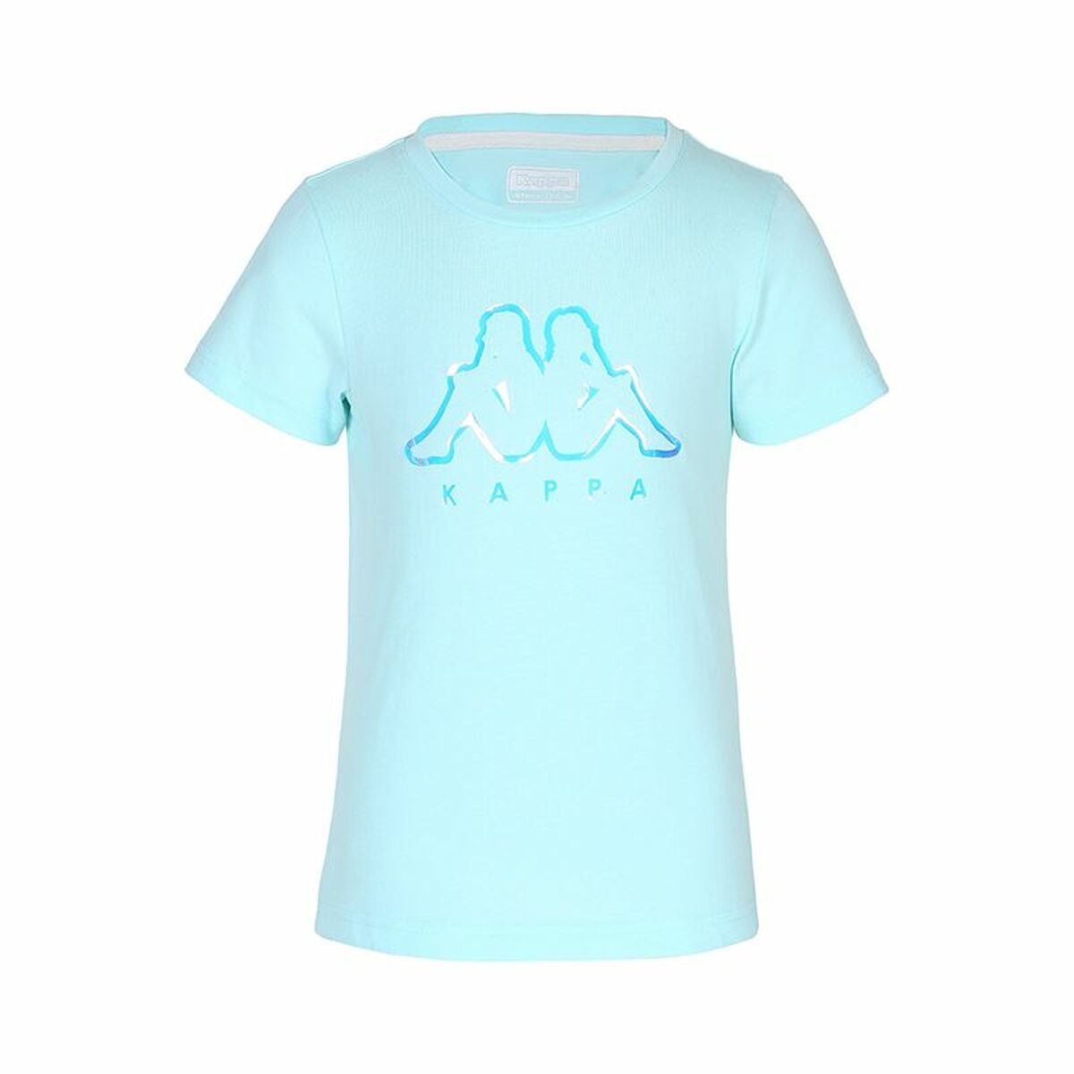 Barn T-shirt med kortärm Kappa Quissy Blue Aquamarine - 10