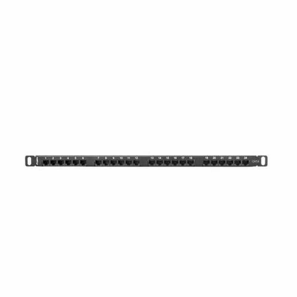 Patchpanel 24 UTP Portar Kategori 6 Lanberg PPU6-0024-B - 2