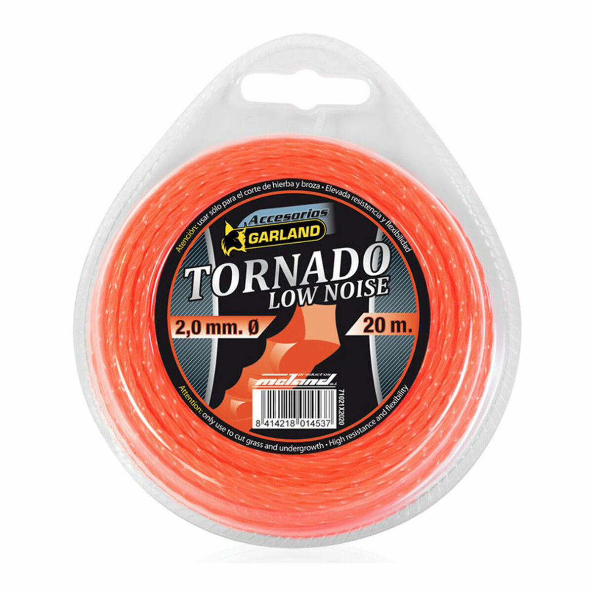 Tråd till trimmer Garland Tornado X 71021X2020 20 m 2 mm Låg bullernivå - 2