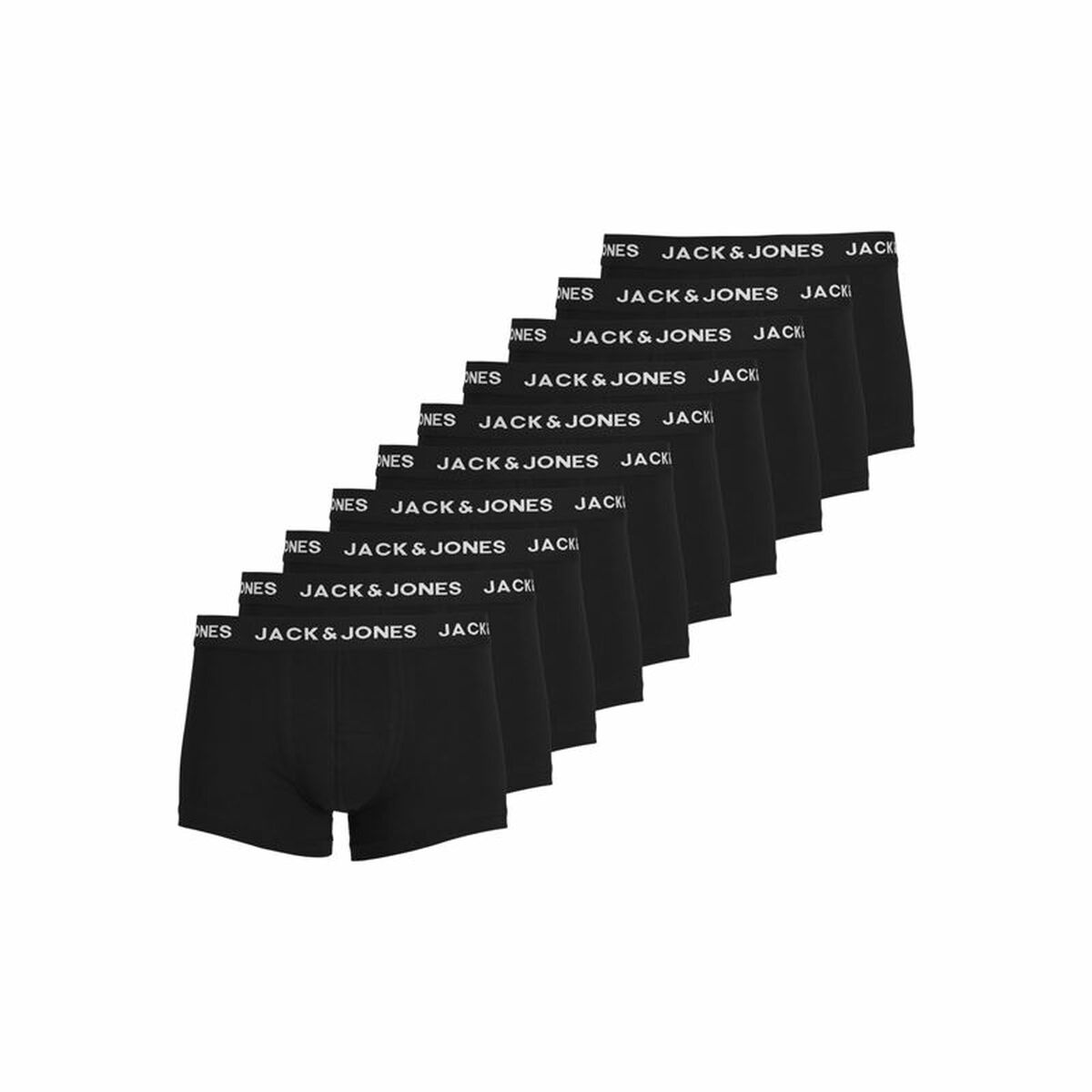 Boxershorts, Herr Jack & Jones Jacsolid Svart 10 antal