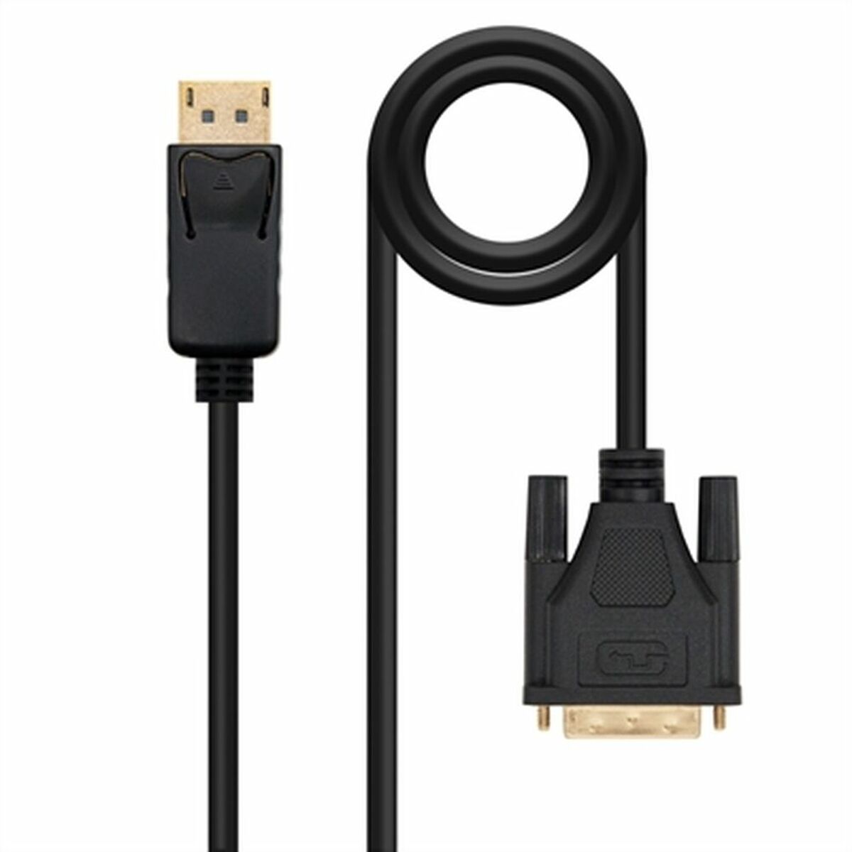Adapter DisplayPort till DVI NANOCABLE 10.15.4501 1 m Svart - 2