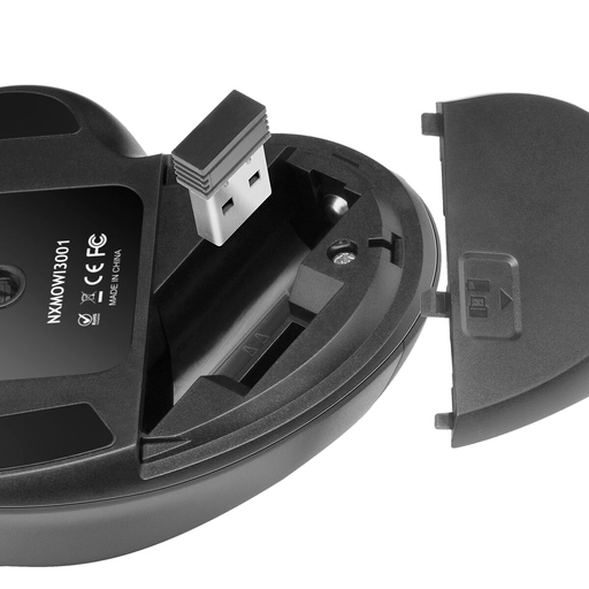 Trådlös Mus Nilox NXMOWI3001 Svart 3200 DPI - 2