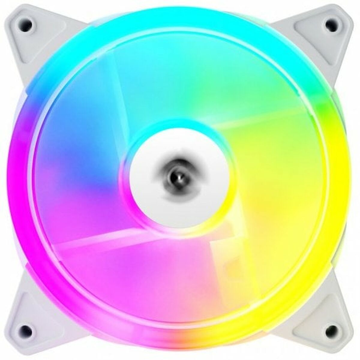 Lådfläkt Tempest Fan 120mm ARGB White Ring PWM