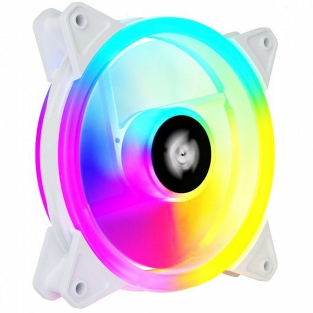 Lådfläkt Tempest Fan 120mm ARGB White Ring PWM - 2