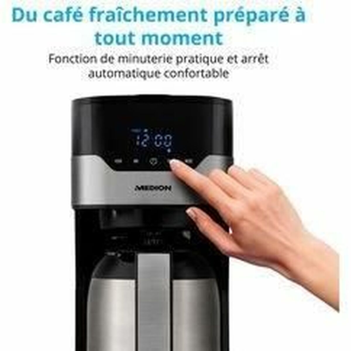 Kaffebryggare Medion 900 W 1,2 L - 4
