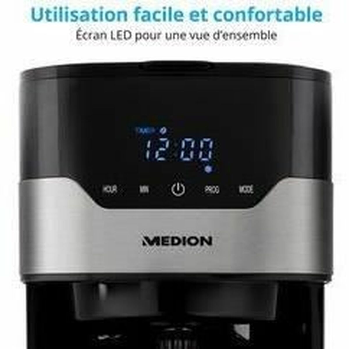Kaffebryggare Medion 900 W 1,2 L - 2