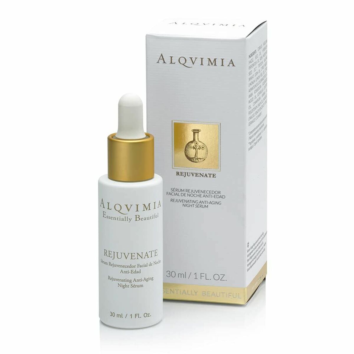 Nattserum anti-age Rejuvenate Alqvimia (30 ml) - 2