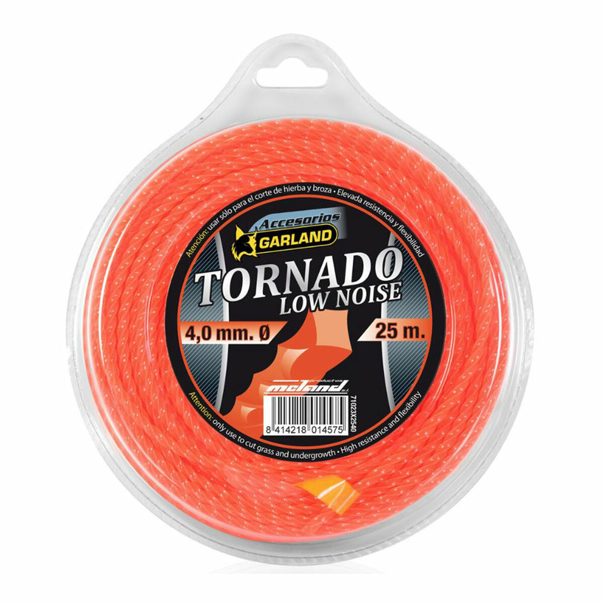 Tråd till trimmer Garland Tornado X 71023X2540 25 m 4 mm Låg bullernivå - 2