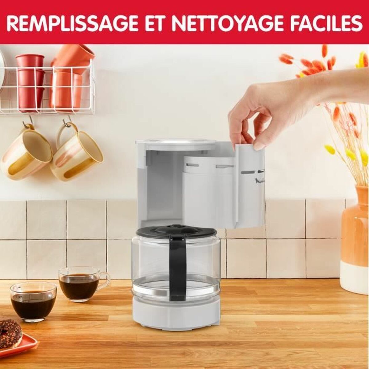Kaffebryggare Moulinex MOUFG121B10 800 W 1,1 L - 4