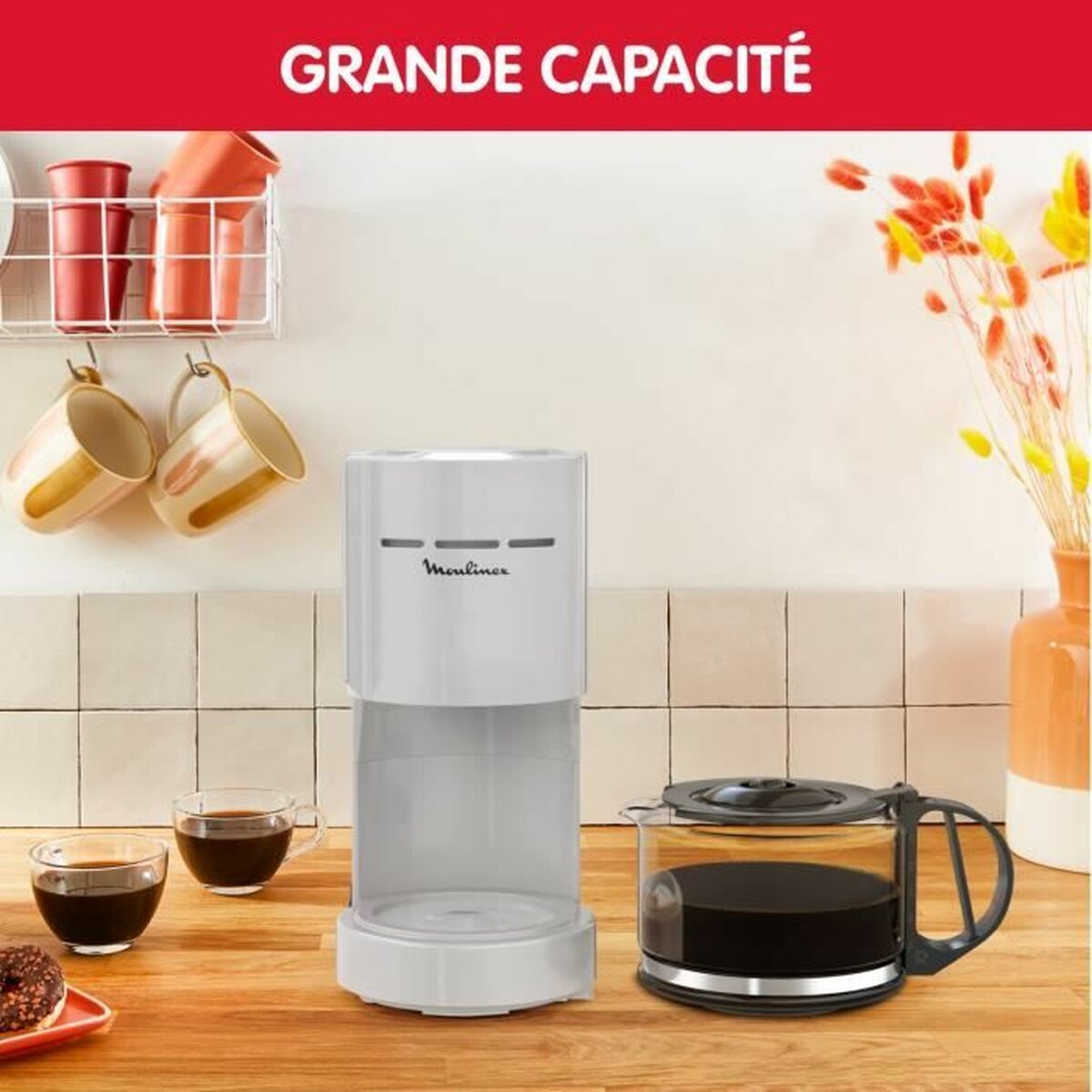 Kaffebryggare Moulinex MOUFG121B10 800 W 1,1 L - 2