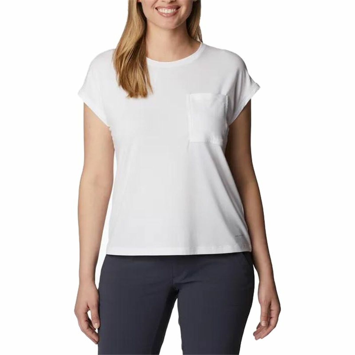 T-shirt med kortärm Dam Columbia Trek™  Vit