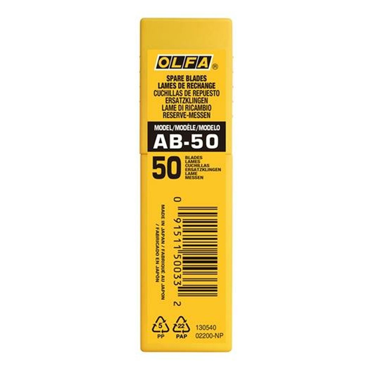 Skärblad Olfa AB-50 9 mm 50 Delar 6 antal - 2