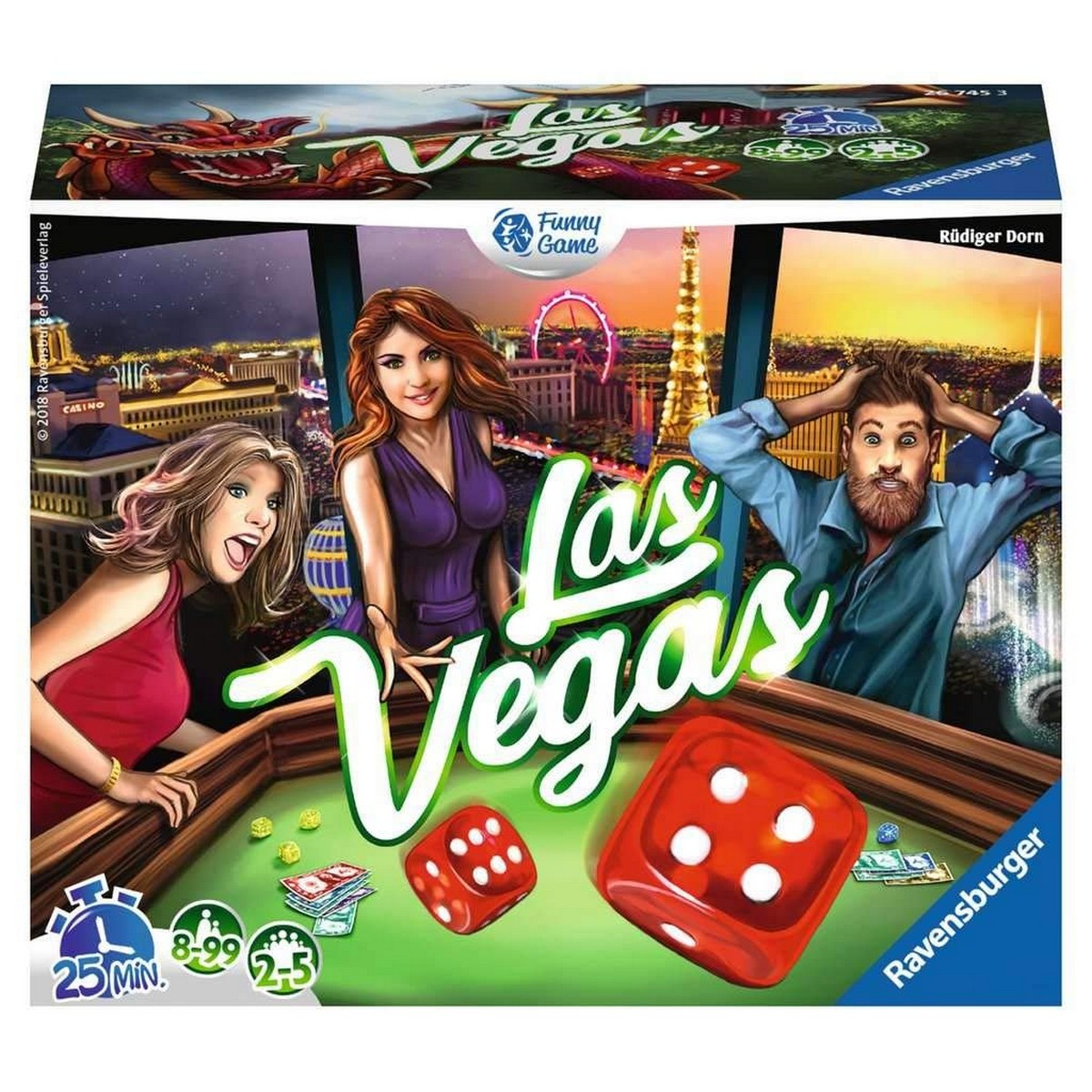 Sällskapsspel Ravensburger Las Vegas FR (Franska)