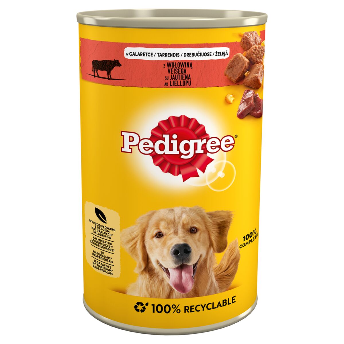Våt mat Pedigree                                 Kalvkött 1,2 kg