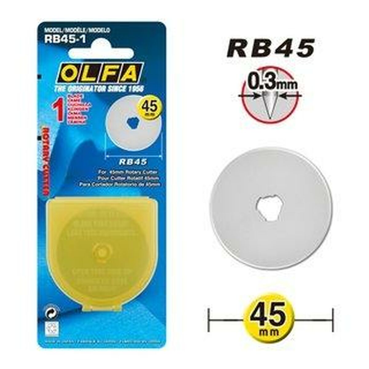 Skärblad Olfa RTY-2 6 antal - 2