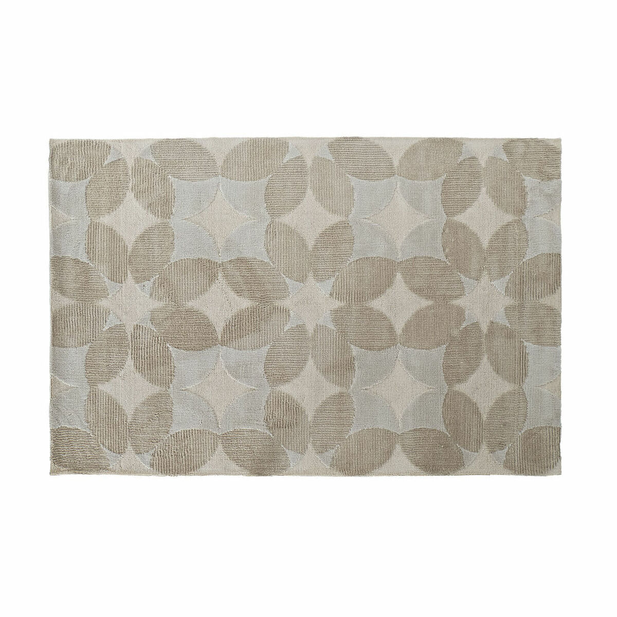 Matta DKD Home Decor Beige Polyester Bomull Cirklar (120 x 180 x 0.9 cm) - 4