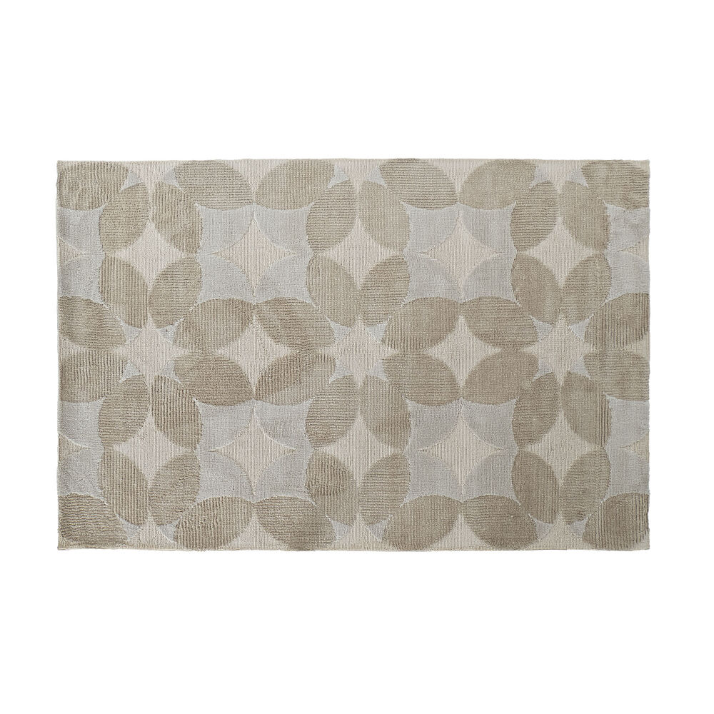 Matta DKD Home Decor Beige Polyester Bomull Cirklar (120 x 180 x 0.9 cm) - 2