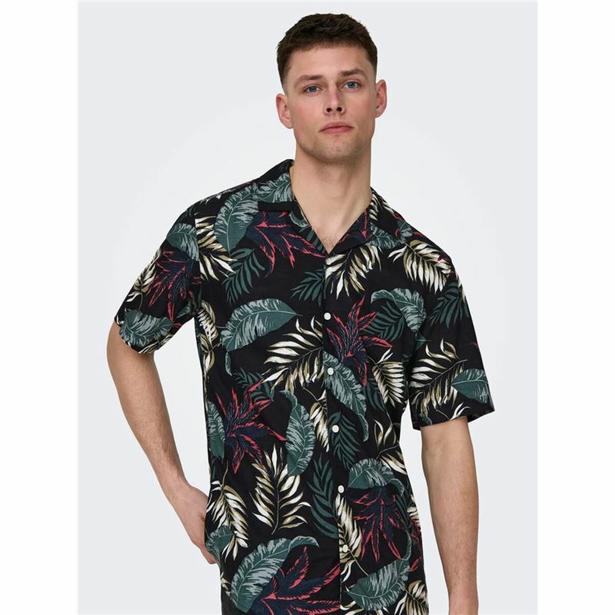 Skjorta Only & Sons Cuba Casual Kort slang - 4