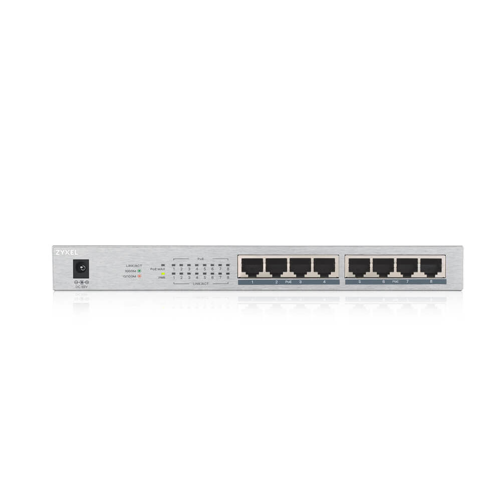 Switch ZyXEL GS1008HP-EU0101F 16 Gbps - 3