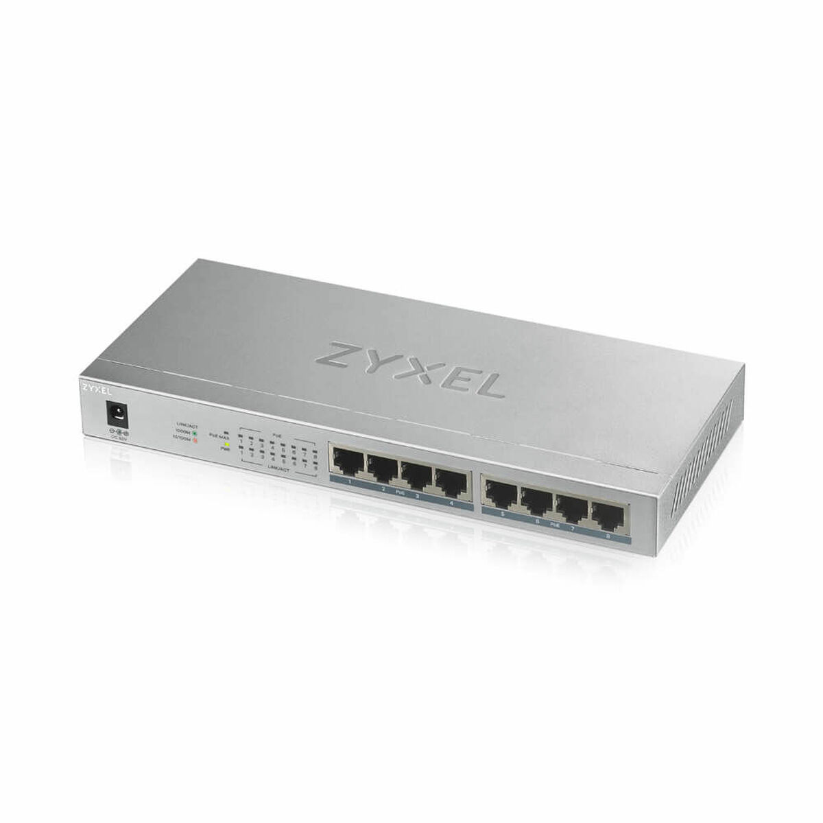 Switch ZyXEL GS1008HP-EU0101F 16 Gbps - 7