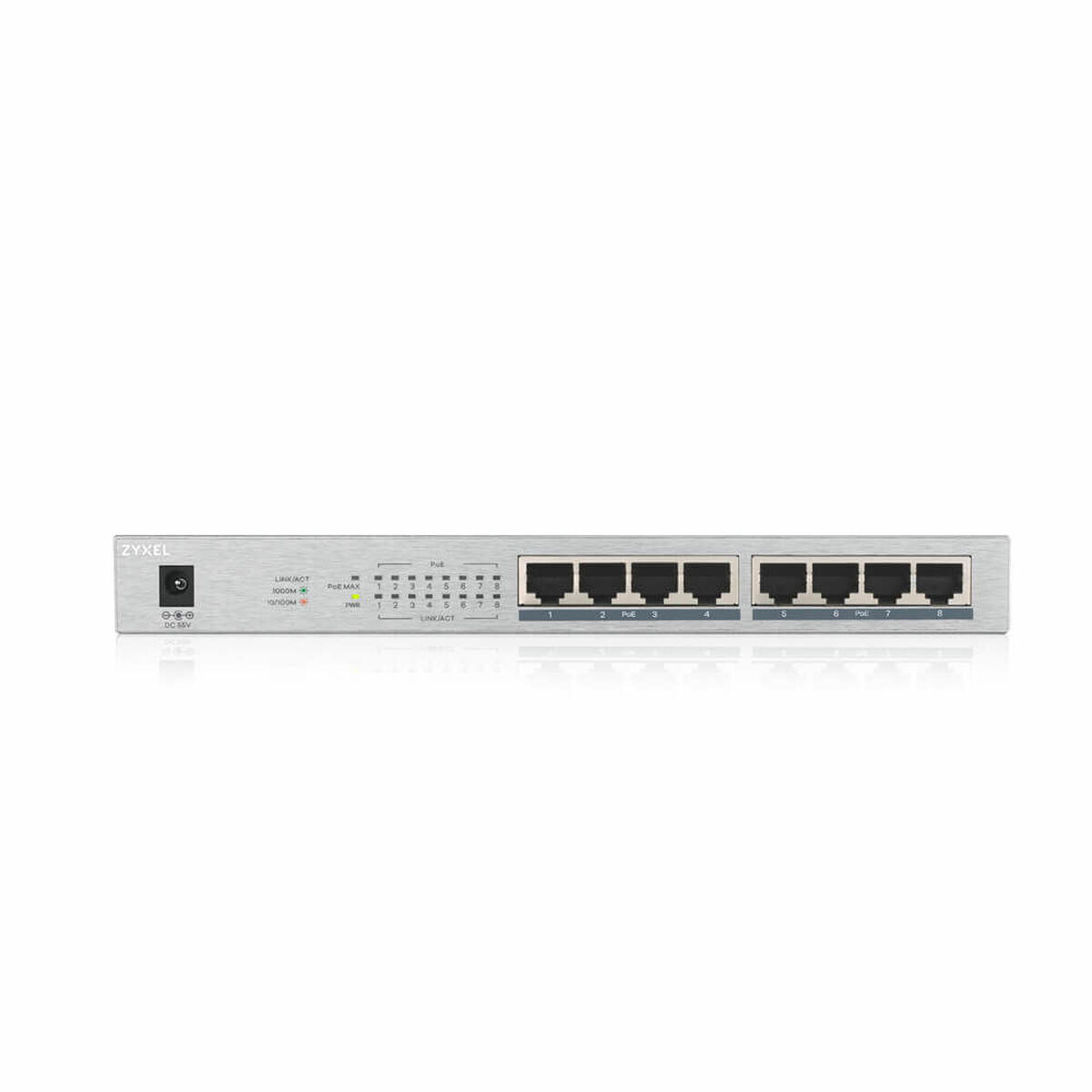 Switch ZyXEL GS1008HP-EU0101F 16 Gbps - 9