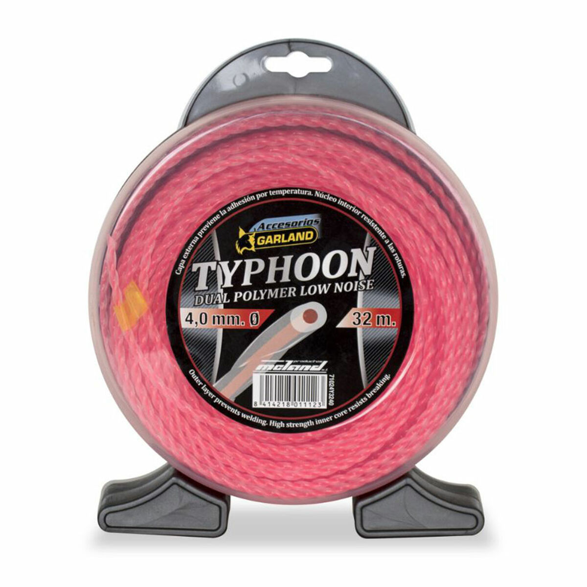 Tråd till trimmer Garland Typhoon 71024Y3240 4 mm 32 m dubbla lager - 2