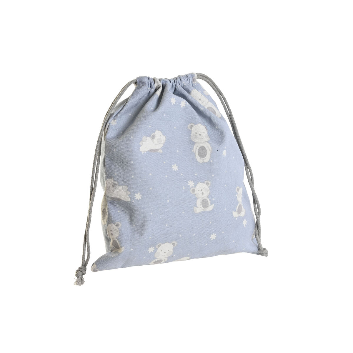 Väska DKD Home Decor Blå Vit Rosa osos 24 x 2 x 26 cm (2 antal) - 2