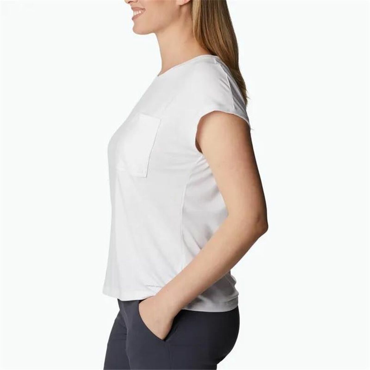 T-shirt med kortärm Dam Columbia Trek™  Vit - 3