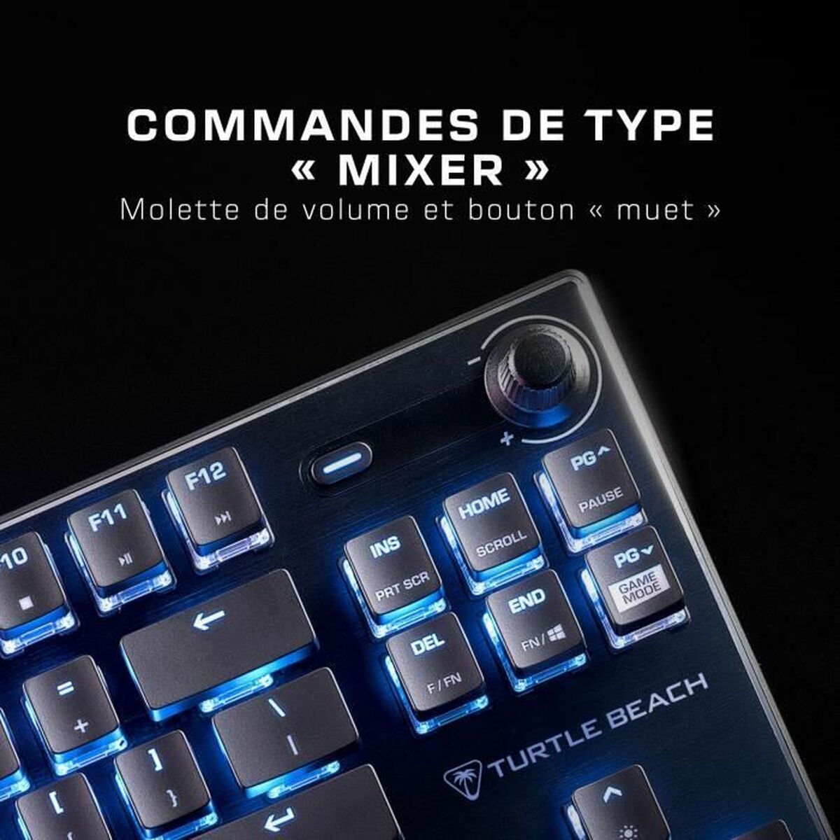 Tangentbord Turtle Beach Vulcan TKL Svart Franska AZERTY - 6